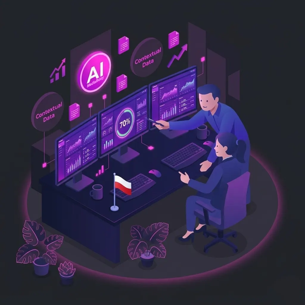 MediaBoxy - polski serwer reklamowy, biuro zespołu, technologia AI